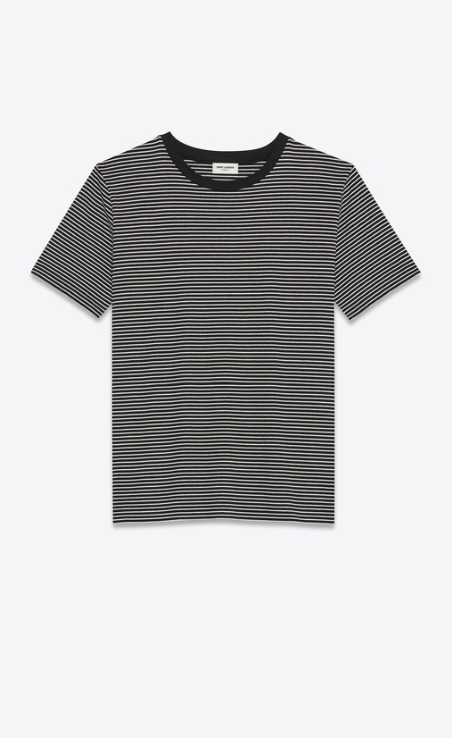 Fine stripe T-shirt